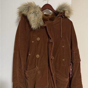 Alpha Industries N3BN Corduroy Parka Size M